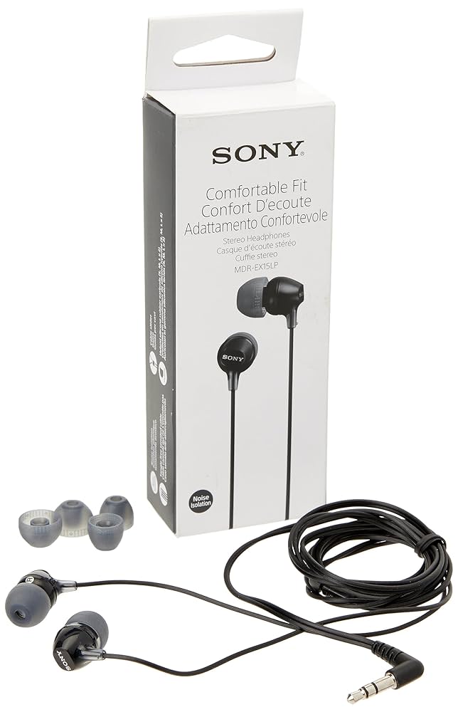 未開封 SONY イヤフォン MDR-E9LP / MDR-EX15AP Amazon.com: Sony MDREX15AP In-Ear Earbud Headphones with Mic